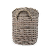 Candlelight Home Basket Set of 2 Oval Scoop Basket - Grey Wash 1PK