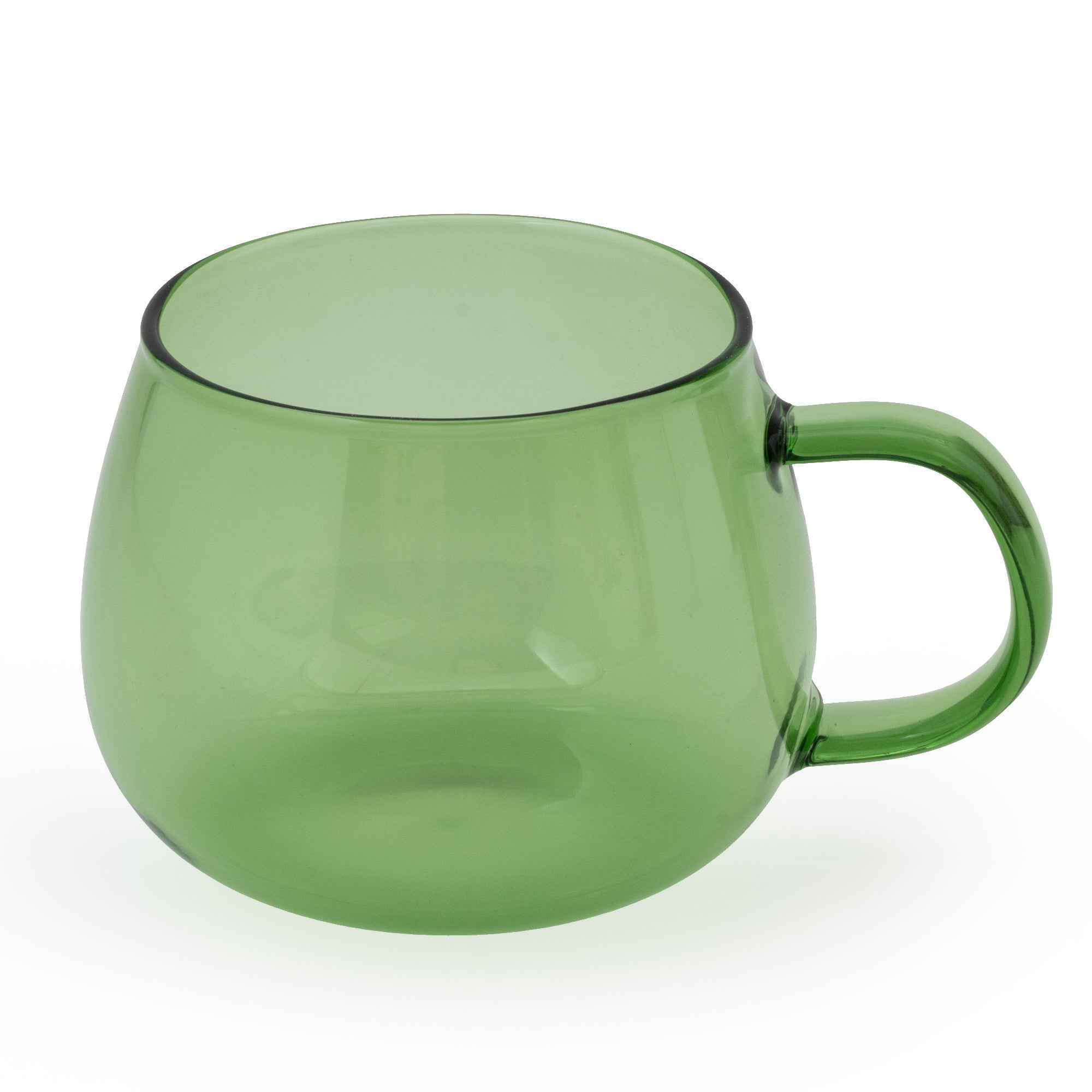 Borosilicate glass store mug