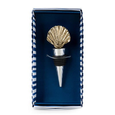Candlelight Home bottle stopper Jeff Banks Shell Bottle Stopper - Stripes Blue 6pk
