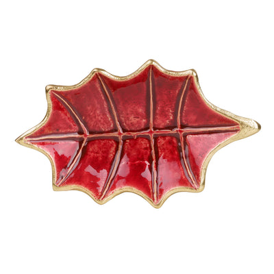 Candlelight Home Bowls Small Leaf Bowl – Red Fig & Pomegranate 6pk