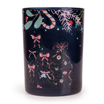 Candlelight Home Boxed Candles Candle in Gift Box  - Christmas Trees in Blue 6pk