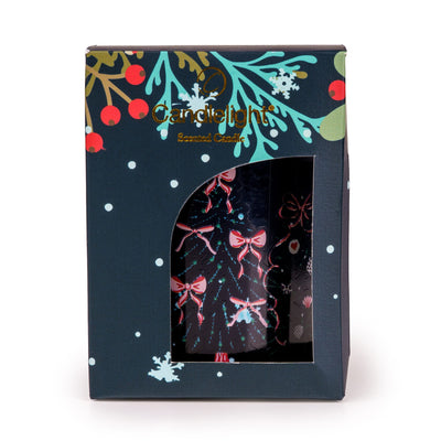 Candlelight Home Boxed Candles Candle in Gift Box  - Christmas Trees in Blue 6pk