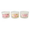 Candlelight Home Boxed Candles Set of 3 Candle Gift Set Congratulations - Floral White 4PK