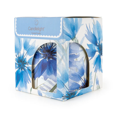 Candlelight Home candle Candle - Blue Flowers 8pk