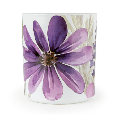 Candlelight Home candle Candle - Purple Flowers 8pk