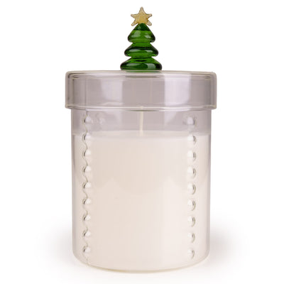 Candlelight Home candle Candle with Christmas Tree Knob – Ho Ho Ho 6pk