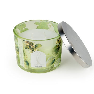 Candlelight Home candle Candle with Metal Lid - Mint Leaf & Eucalyptus 6pk