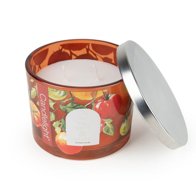 Candlelight Home candle Candle with Metal Lid - Vine Tomato & Cedarwood 6pk