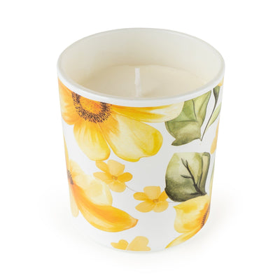 Candlelight Home candle Candle - Yellow Flowers 8pk