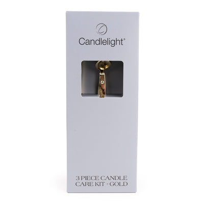 Candlelight Home Candle Care Kit 3-Piece Candle Care Kit – Gold 6pk