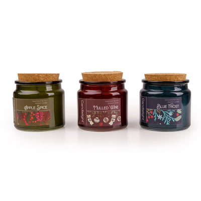 Candlelight Home Candle Gift Sets Candle Gift Set Festive Florals 4pk