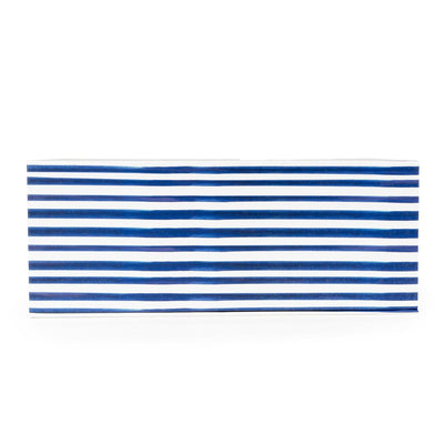 Candlelight Home Candle Gift Sets Jeff Banks Set of 2 Candle - Jacquard Stripes Blue 6pk