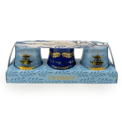 Candlelight Home Candle Gift Sets Set of 3 Candles – Tianshui Blue 6pk