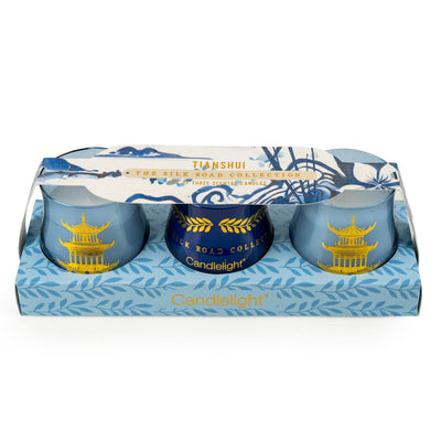 Candlelight Home Candle Gift Sets Set of 3 Candles – Tianshui Blue 6pk