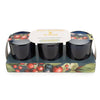 Candlelight Home Candle Gift Sets Set of 3 Votive Candles - Cranberry & Juniper 6pk