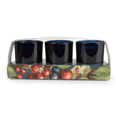 Candlelight Home Candle Gift Sets Set of 3 Votive Candles - Cranberry & Juniper 6pk
