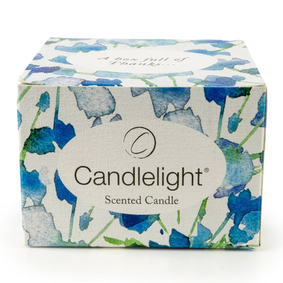 Candlelight Home Candle Gift Sets Single Candle Gift Set Congratulations - Bluebell & Hydrangea Blossom 6pk