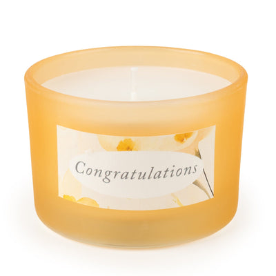 Candlelight Home Candle Gift Sets Single Candle Gift Set Congratulations - Neroli & Sweet Orange 6pk