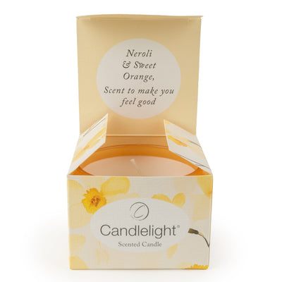 Candlelight Home Candle Gift Sets Single Candle Gift Set Congratulations - Neroli & Sweet Orange 6pk