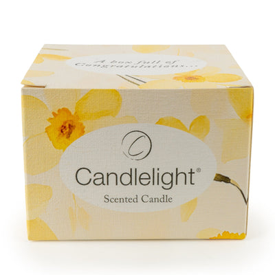 Candlelight Home Candle Gift Sets Single Candle Gift Set Congratulations - Neroli & Sweet Orange 6pk