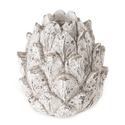 Candlelight Home Candle Holders Large Artichoke Candleholder - Stone 4PK