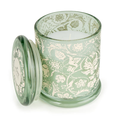 Candlelight Home candle Jeff Banks Large Lidded Candle Jar - Jacquard Sage Green 6pk
