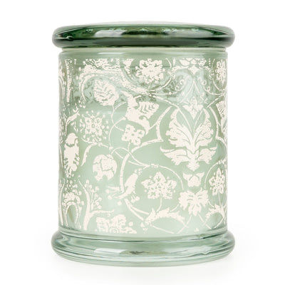 Candlelight Home candle Jeff Banks Large Lidded Candle Jar - Jacquard Sage Green 6pk