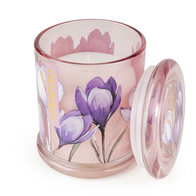 Candlelight Home candle Large Glass Jar - Crocus & Sweet Orange 6pk