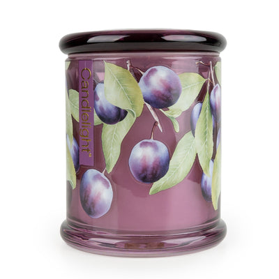 Candlelight Home candle Large Glass Jar - Damson & Patchouli Flower 6pk