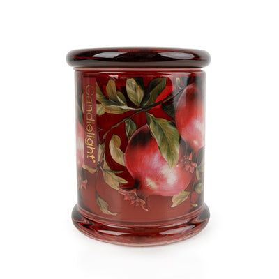 Candlelight Home candle Large Glass Jar - Orchard Forest Pine & Pomegranate