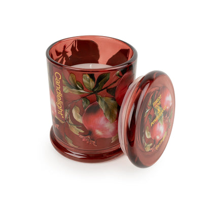Candlelight Home candle Large Glass Jar - Orchard Forest Pine & Pomegranate