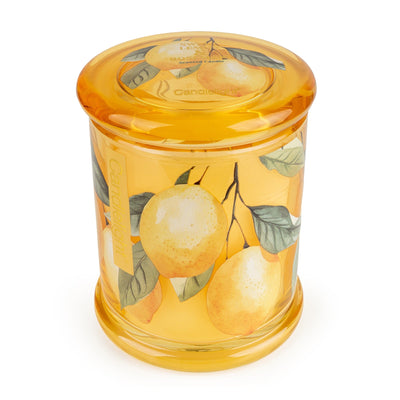 Candlelight Home candle Large Glass Jar - Sweet Lemon & Rosemary 6pk