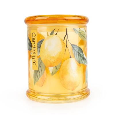Candlelight Home candle Large Glass Jar - Sweet Lemon & Rosemary 6pk