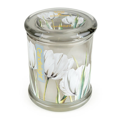 Candlelight Home candle Large Glass Jar - White Tulip & Bergamot 6pk
