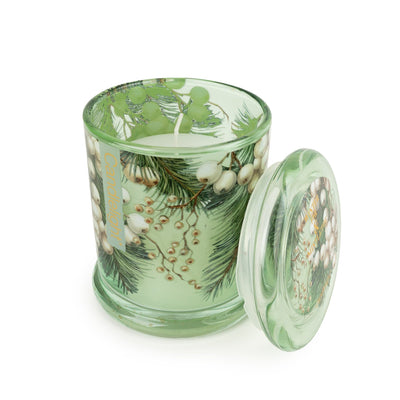 Candlelight Home candle Large Glass Jar - Winter Fir & Mistletoe 6pk