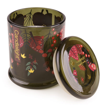 Candlelight Home candle Large Jar Candle– Birds in Green 6pk