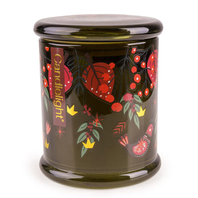 Candlelight Home candle Large Jar Candle– Birds in Green 6pk