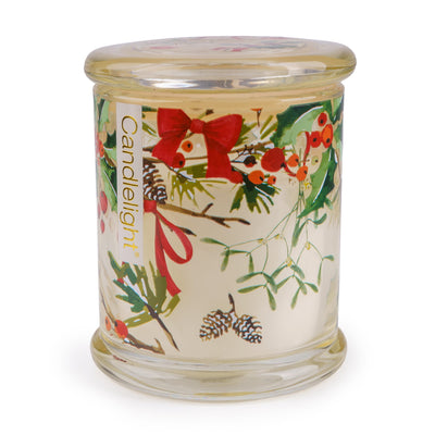 Candlelight Home candle Large Jar Candle - Ribbon & Bows in Cream 6pk