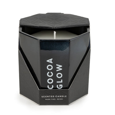 Candlelight Home candle Large Octagonal Candle - Black 6PK
