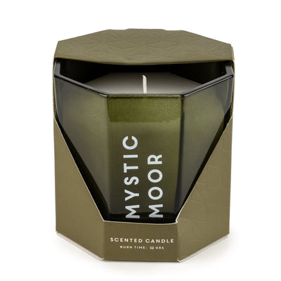 Candlelight Home candle Large Octagonal Candle - Forest Green 6PK