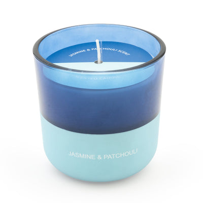 Candlelight Home CANDLE LED TWO TONE BLUE SUNCREAM TIME SCENT