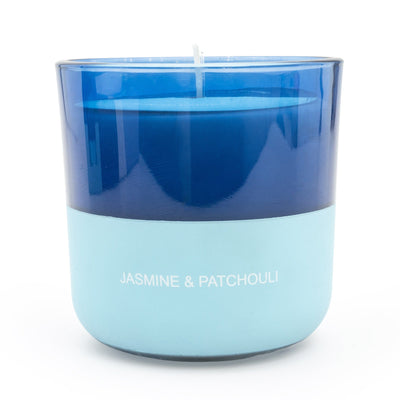 Candlelight Home CANDLE LED TWO TONE BLUE SUNCREAM TIME SCENT