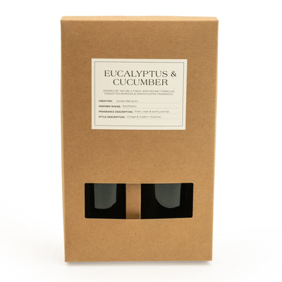 Candlelight Home CANDLE MAKING GIFT SET EUCALYPTUS & CUCUMBER - 5% KITCHEN GARDEN SCENT (3016-6622)