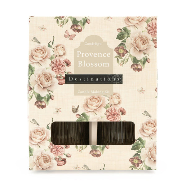 Provence Blossom Candle Making Kit Set with Parisian Window Scent 6PK