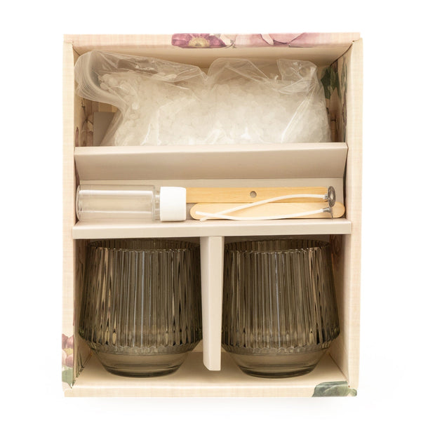 Provence Blossom Candle Making Kit Set with Parisian Window Scent 6PK