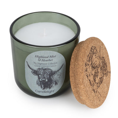 Candlelight Home candle Medium Glass Jar Candle - Highland Mist 6pk