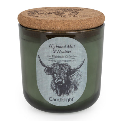 Candlelight Home candle Medium Glass Jar Candle - Highland Mist 6pk