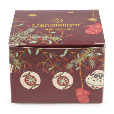 Candlelight Home candle Single Candle – Red Stockings & Baubles 6pk