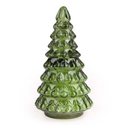 Candlelight Home candle Small Glass Christmas Tree Candle – Green Hummingbird 6pk