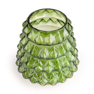 Candlelight Home candle Small Glass Christmas Tree Candle – Green Hummingbird 6pk